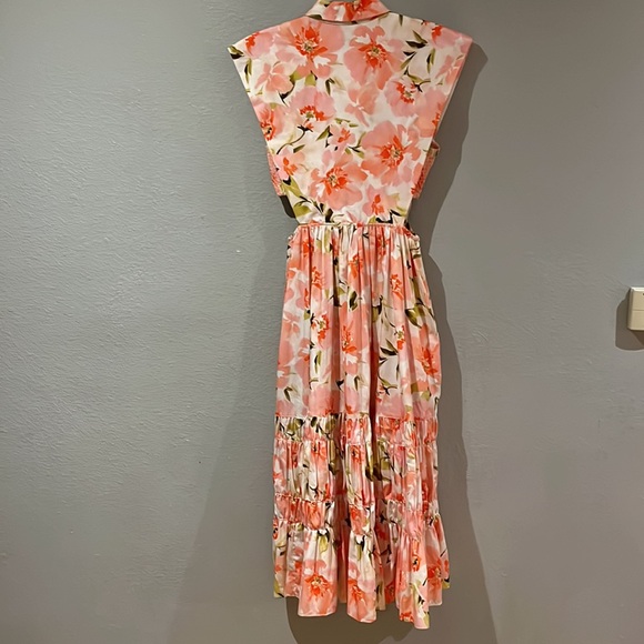 MISA LOS ANGELES NICOLE DRESS BLUSHING FLORA NWT - Picture 12 of 15